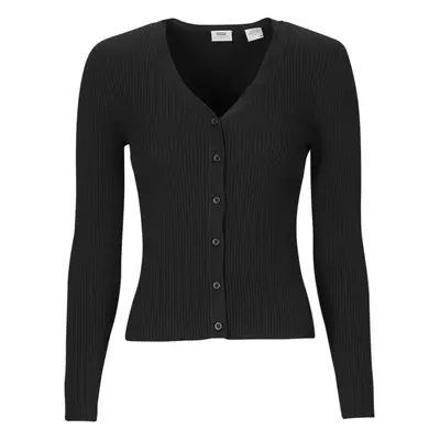 Levis TULIP CARDIGAN Mellények / Kardigánok Fekete