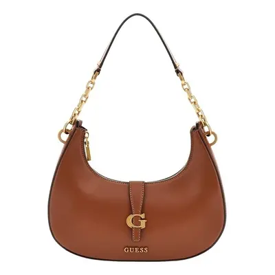 Guess KUBA TOP ZIP SHOULDER BAG Kézitáskák Barna