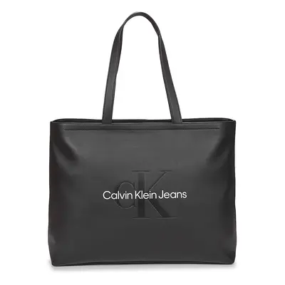 Calvin Klein Jeans SCULPTED SLIM TOTE34 MONO Bevásárló szatyrok / Bevásárló táskák Fekete