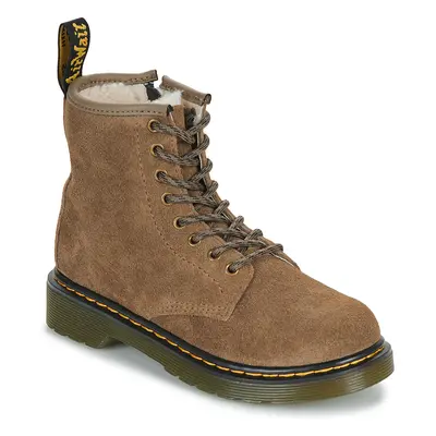 Dr. Martens 1460 Serena J Dark Khaki Bronx Suede Csizmák Bézs