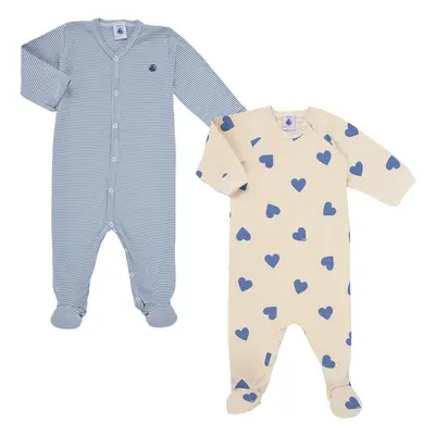 Petit Bateau TOMTOM LOT PYJAMA X2 Ruhák Kék