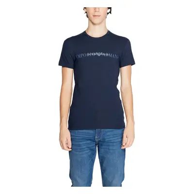 Emporio Armani EA7 CREW NECK T-SHIRT 111035 4F729 Hosszú ujjú galléros pólók Kék