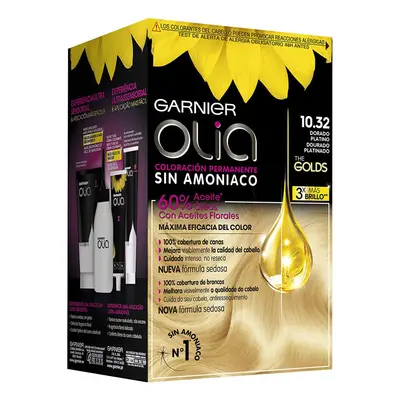 Garnier Olia Permanent Hair Color - 10.32 Platine Gold Hajfestés Más