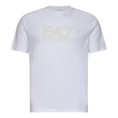 Ea7 Emporio Armani Visibility Logo T-Shirt White Pólók / Galléros Pólók Fehér