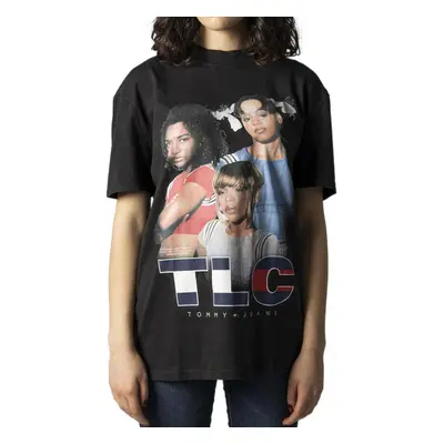 Tommy Hilfiger ABO TJW TLC OVERSIZED SS TEE DW0DW13009 Pulóverek Fekete