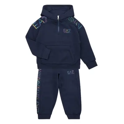 Emporio Armani EA7 LOGO SERIES TRACKSUIT Melegítő együttesek Tengerész