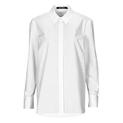 Karl Lagerfeld SIGNATURE TUNIC SHIRT Ingek / Blúzok Fehér