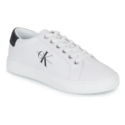 Calvin Klein Jeans CLASSIC CUPSOLE LACEUP LOW LTH Rövid szárú edzőcipők Fehér