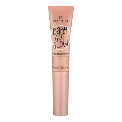 Essence Liquid Highlighter Baby Got Glow - 30 Breezy Bronze Highlighters Rózsaszín