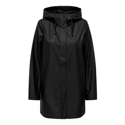 Only New Ellen Raincoat - Black Kabátok Fekete