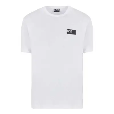 Ea7 Emporio Armani Visibility Crew T-Shirt White Pólók / Galléros Pólók Fehér