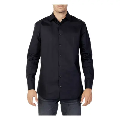 Selected SLHREGETHAN SHIRT LS CLASSIC B NOOS 16086754 Hosszú ujjú ingek Fekete