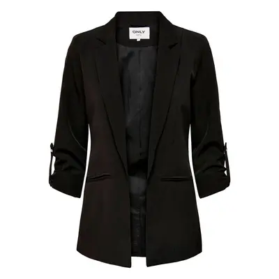 Only ONLKAYLE-ORLEEN 3/4 BLAZER CC TLR 15218743 Kabátok / Blézerek Fekete