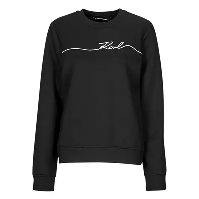 Karl Lagerfeld SEASONAL LOGO SWEATSHIRT Pulóverek Fekete