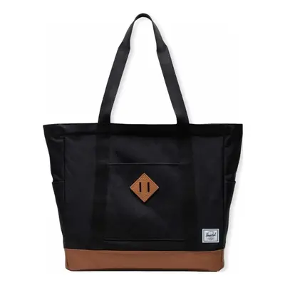 Herschel Heritage Tote - Black/Saddle Brown Hátitáskák Fekete