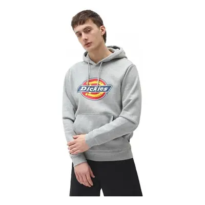 Dickies Icon Logo Hooded Sweatshirt - Grey Melange Pulóverek Szürke