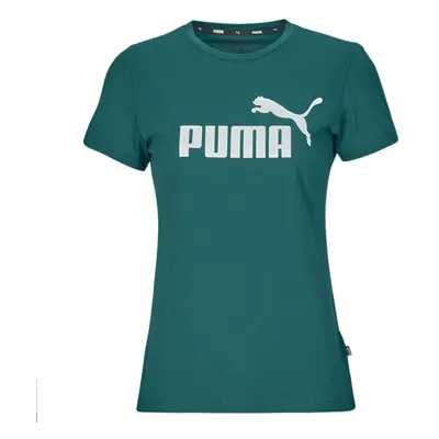 Puma ESS LOGO TEE Rövid ujjú pólók Kék