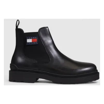 Tommy Hilfiger TJM LEATHER CHELSEA EM0EM01448 Csizmák Fekete