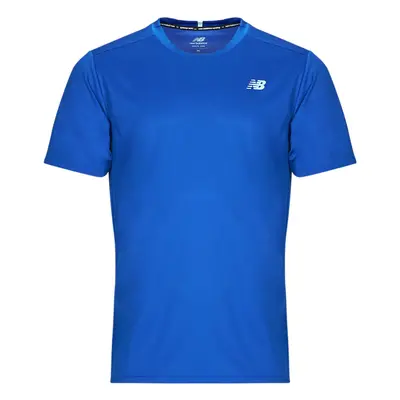 New Balance CORE RUN SHORT SLEEVES Rövid ujjú pólók Kék