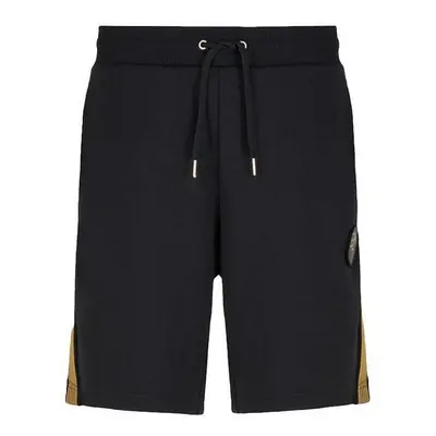 Ea7 Emporio Armani World Of Football Bermuda Shorts - Black Rövidnadrágok Fekete