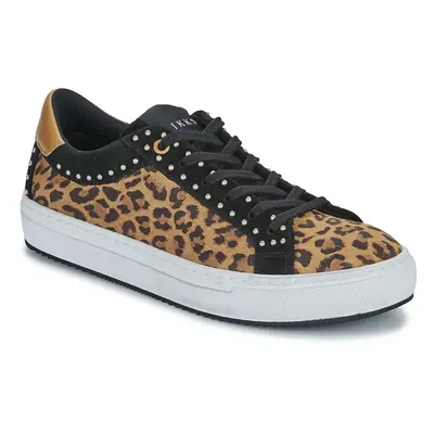 Ikks SNEAKERS LEOPAR Rövid szárú edzőcipők Barna