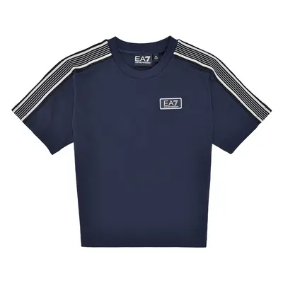 Emporio Armani EA7 7 LINES TSHIRT Rövid ujjú pólók Tengerész