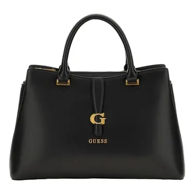 Guess KUBA TRI COMPARTMENT SATCHEL Kézitáskák Fekete