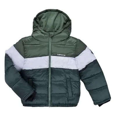 Levis LVB BOY'S COLOR BLOCK PUFFER Steppelt kabátok Zöld