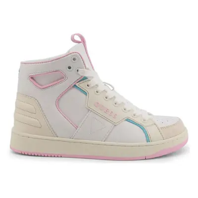 Guess basqet fl7bsq lea12 white/pink Divat edzőcipők Fehér