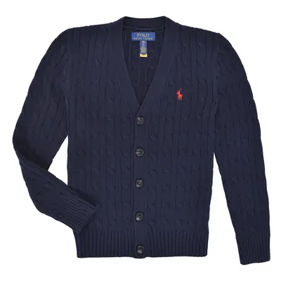 Polo Ralph Lauren CABLE CARDI-SWEATER-CARDIGAN Mellények / Kardigánok Tengerész