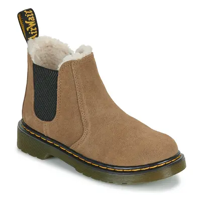 Dr. Martens 2976 Leonore J Dark Khaki Bronx Suede Csizmák Bézs