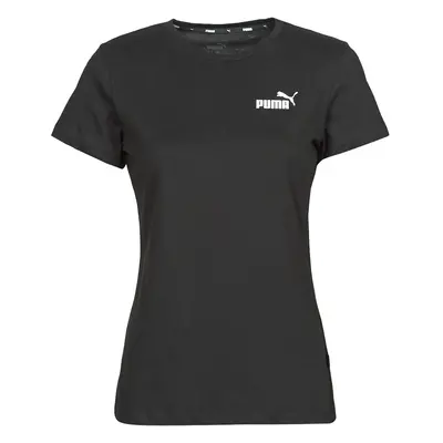 Puma ESS LOGO TEE Rövid ujjú pólók Fekete