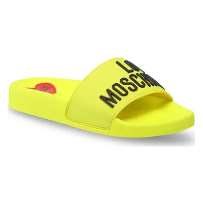 Love Moschino - ja28052g1gi13 Lábujjközös papucsok Citromsárga