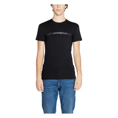 Emporio Armani EA7 CREW NECK T-SHIRT 111035 4F729 Rövid ujjú pólók Fekete