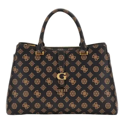 Guess KUBA TRI COMPARTMENT SATCHEL Kézitáskák Fekete