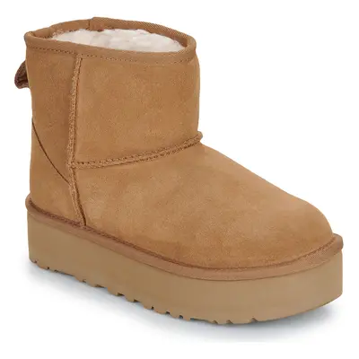 UGG CLASSIC MINI PLATFORM Csizmák Barna