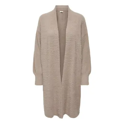 Jacqueline De Yong JDYJOLA L/S LONG CARDIGAN KNT 15292893 Mellények / Kardigánok Bézs