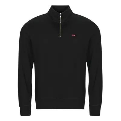 Levis ORIGINAL HM 1/4 ZIP Pulóverek Fekete