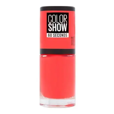 Maybelline New York Colorshow Nail Polish - 110 Urban Coral Körömlakkok Narancssárga