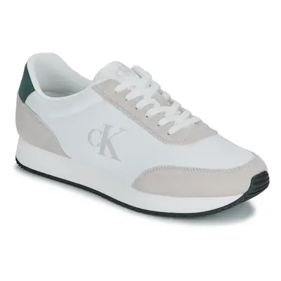 Calvin Klein Jeans RETRO RUNNER ICONIC SNK Rövid szárú edzőcipők Fehér