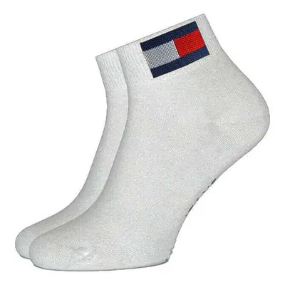 Tommy Hilfiger Quarter Two Pack Flag Socks White Zoknik Fehér