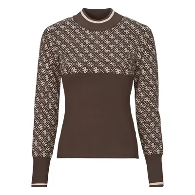 Guess LISE 4G LS SWEATER Pulóverek Barna