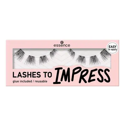 Essence False Eyelashes Lashes To Impress - 08 Pre-cut Lashes Szemápolási és smink kiegészítők