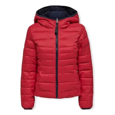 Only Tahoe Reversible Jacket - Equestrian Red/Night Sky Kabátok Piros