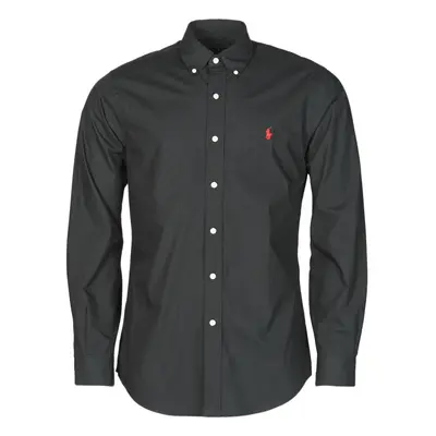 Polo Ralph Lauren CHEMISE AJUSTEE EN POPLINE DE COTON COL BOUTONNE LOGO PONY PLAY Hosszú ujjú