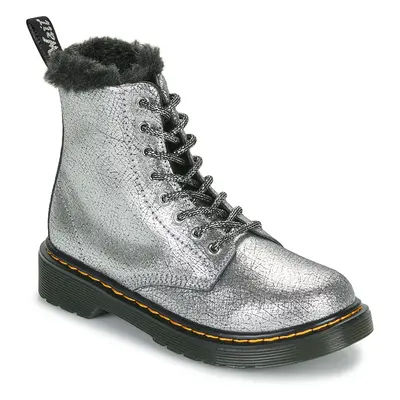 Dr. Martens 1460 Serena J Silver Distressed Foil Csizmák Ezüst