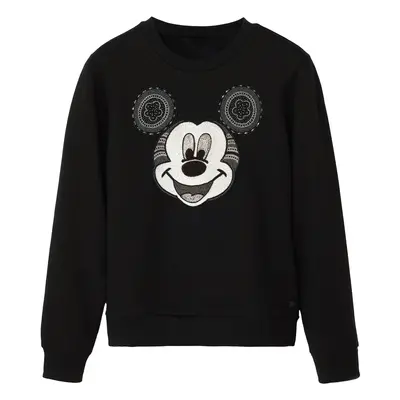 Desigual SW_MICKEY YEAH! 24WWSK10 Pulóverek Fekete