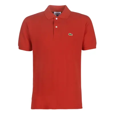 Lacoste POLO L12 12 REGULAR Rövid ujjú galléros pólók Piros