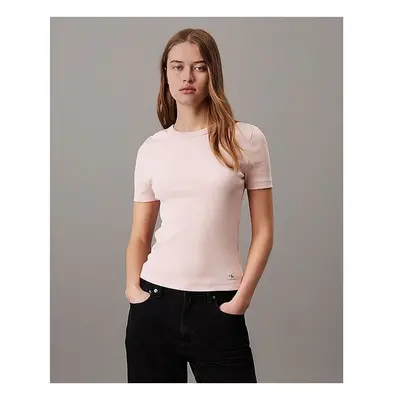 Calvin Klein Jeans J20J224458 Pólók / Galléros Pólók Bézs