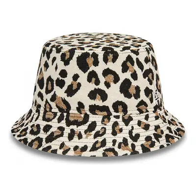 New-Era Wmns leopard bucket newera Kalapok Bézs